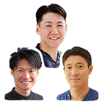 岡下 慎太郎 先生 ／ 永田 雄己 先生／真岡 謙介 先生